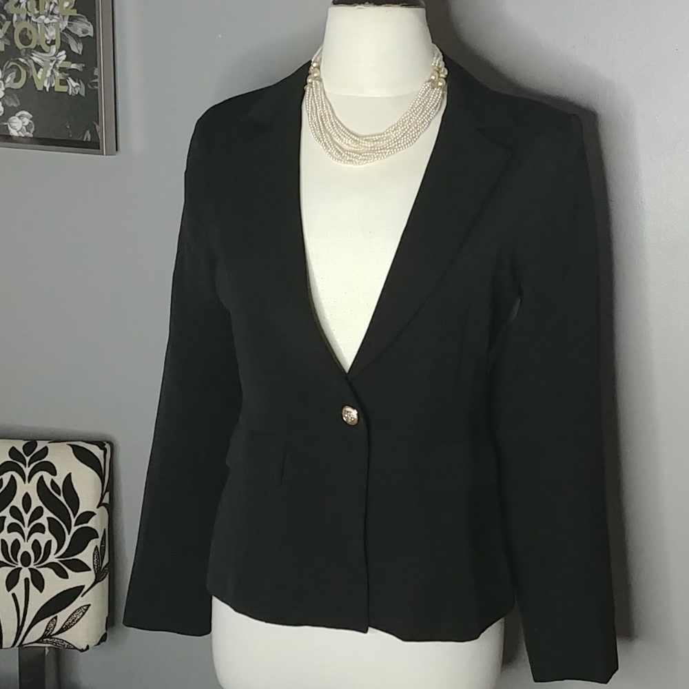 L'ATISTE womans blazer black Size L
